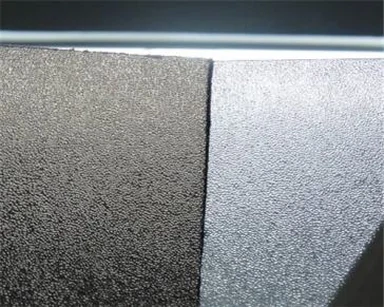 Polikarbonát durva fagyott lap